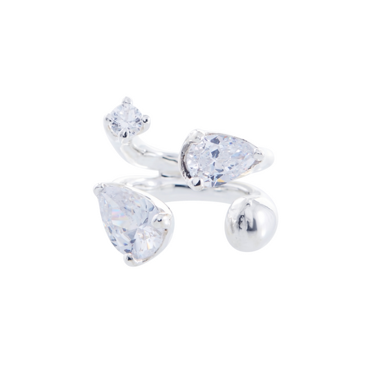 TouchéIced925SterlingSilverRingBOBBY